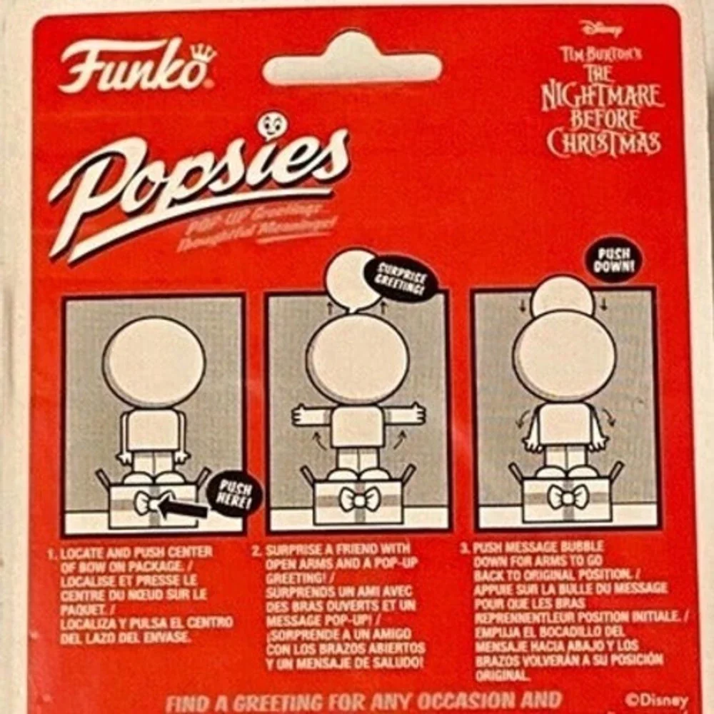 Funko Pop! Popsies Disney Valentine's Day Sally With Pop‎ Up Message 2022